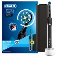 Электрическая зубная щетка Oral-B PRO 2 2500 Cross Action D501.513.2X Black c футляром для путешествий Design Edition