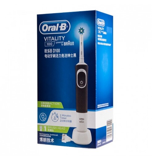 Электрическая зубная щетка Oral-B Vitality CrossAction Black D100.413.1