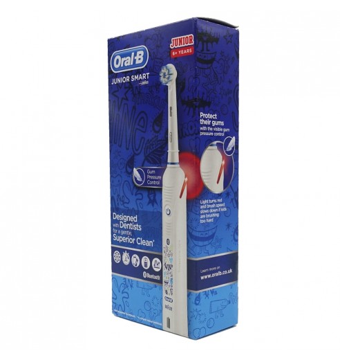 Детская электрическая зубная щетка Oral-B Smart 4 Junior Sensi D601.513.3