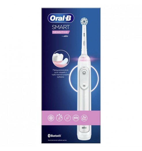 Электрическая зубная щетка Oral-B Smart Sensitive D700.513.5 White