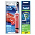 Детская электрическая зубная щетка Oral-B Vitality Kids CARS "Тачки" + Насадки Oral-B CrossAction (4 шт)