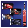 Детская электрическая зубная щетка ORAL-B Vitality Pro Kids Cars "Тачки" 2 режима