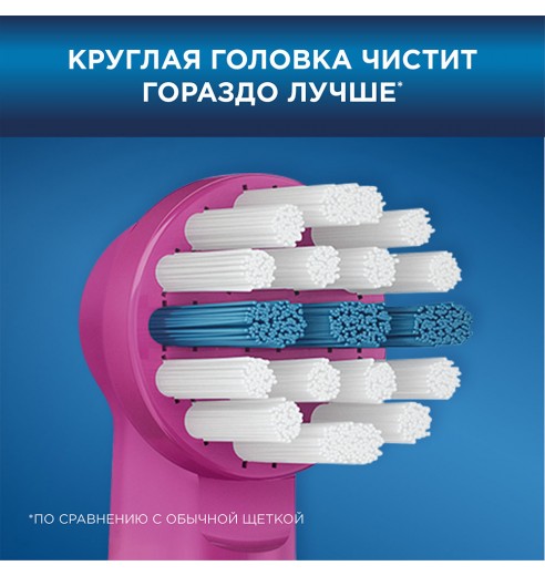 Детская электрическая зубная щетка Oral-B Vitality Kids Princess "Принцессы" D100.413.2K