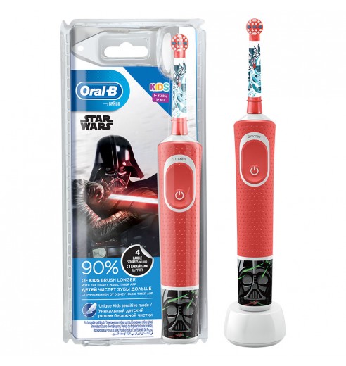 Детская электрическая зубная щетка Oral-B Vitality Kids Звездные войны D100.413.2K