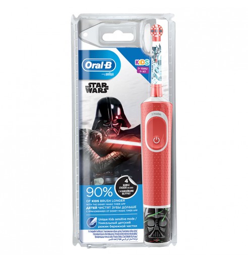 Детская электрическая зубная щетка Oral-B Vitality Kids Звездные войны D100.413.2K