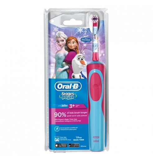 Детская электрическая зубная щетка Oral-B Stages Power Frozen Kids D12.513