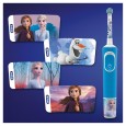 Детская электрическая зубная щетка Oral-B Vitality Kids Холодное сердце D100.413.2KX (EB10S) + чехол