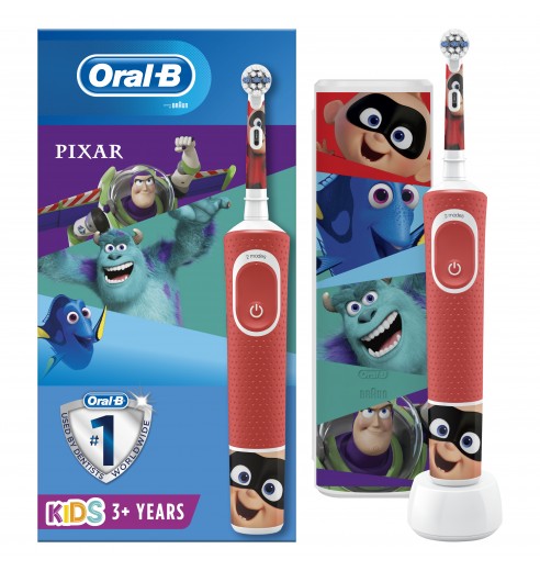 Детская электрическая зубная щетка Oral-B Vitality Kids Pixar D100.413.2KX