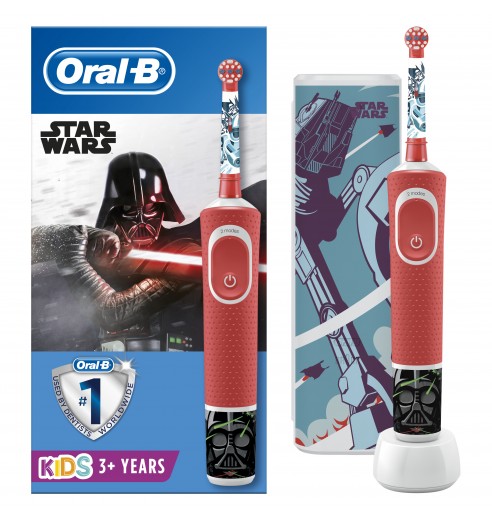 Детская электрическая зубная щетка Oral-B Vitality Kids Звездные войны D100.413.2KX