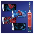 Детская электрическая зубная щетка ORAL-B Vitality Pro Kids Spider-man 2 режима