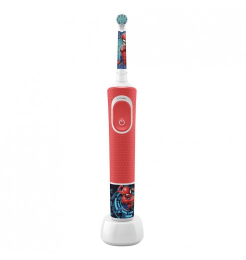 Детская электрическая зубная щетка Oral-B Vitality Kids D100.413.2KX Spiderman + чехол