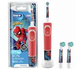 Детская электрическая зубная щетка Oral-B Vitality Kids Spiderman "Человек-паук" D100.423.2K