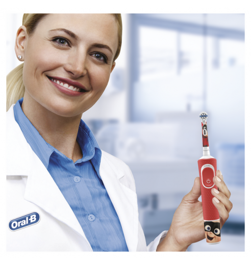 Детская электрическая зубная щетка Oral-B Vitality Kids Pixar D100.413.2KX