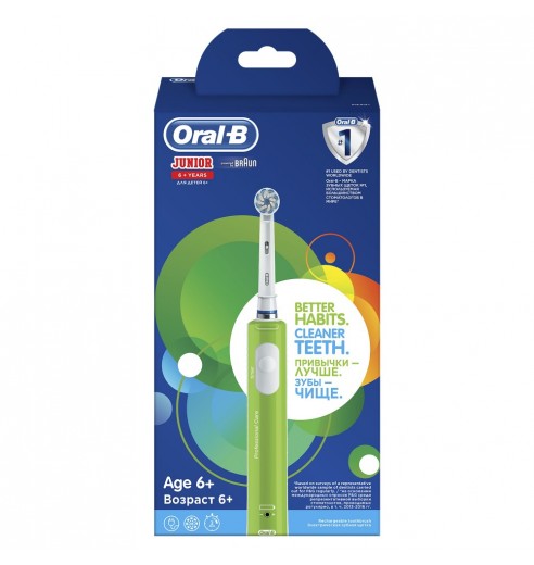 Детская электрическая зубная щетка Oral-B Pro 400 Junior Sensi Ultrathin D 16.513.1