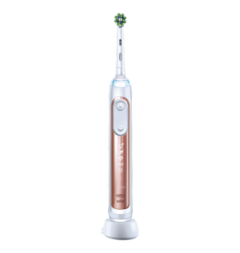 Электрическая зубная щетка Oral-B Genius X 20000 Rose Gold D706.513.6
