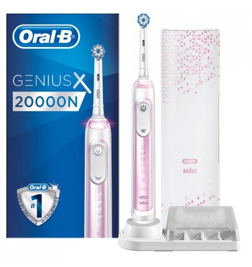 Электрическая зубная щетка Oral-B Genius X 20000N Pink D706.515.6X