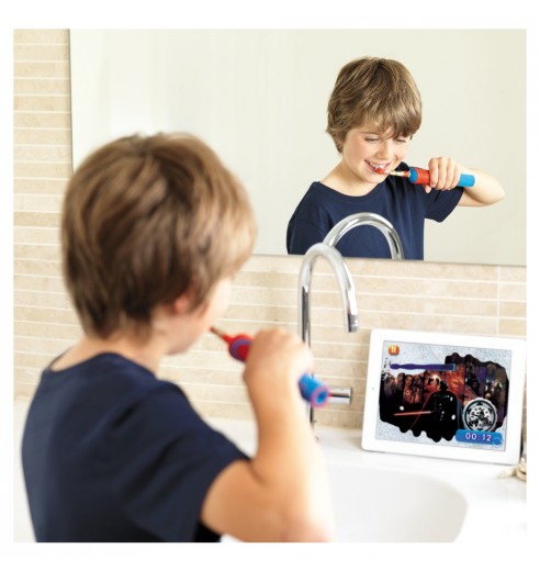 Детская электрическая зубная щетка Oral-B Pro 3  Junior Sensi Minnie Mouse D505.523.2K