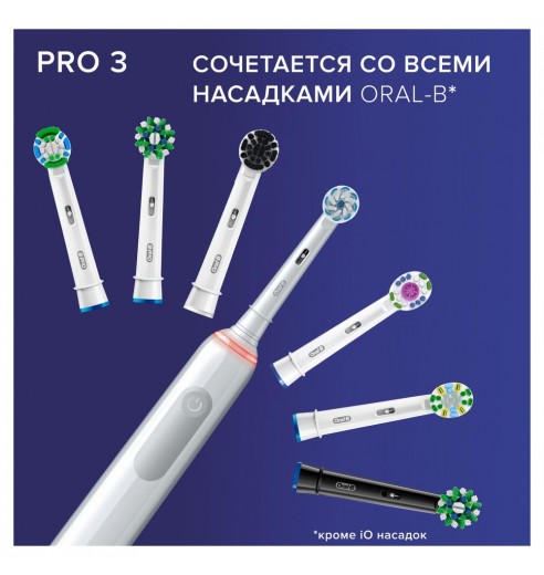 Электрическая зубная щетка Oral-B Pro 3 D505.523.3 White