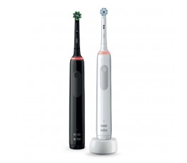 Набор электрических зубных щеток Oral-B Pro 3/D505.523.3H Black+White 2 шт