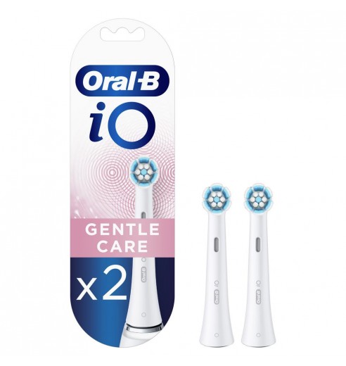 Электрическая зубная щетка Oral-B iO 8 Duo White Alabaster, Violet Ametrine + Насадка Gentle Care, 2шт