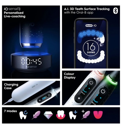 Электрическая зубная щетка Oral-B iO 10 Cosmic Black