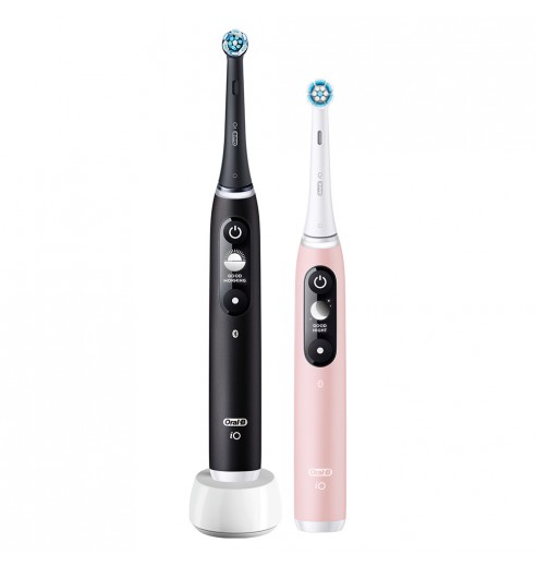 Электрическая зубная щетка Oral-B iO 6 DUO Black Lava, Pink Sand
