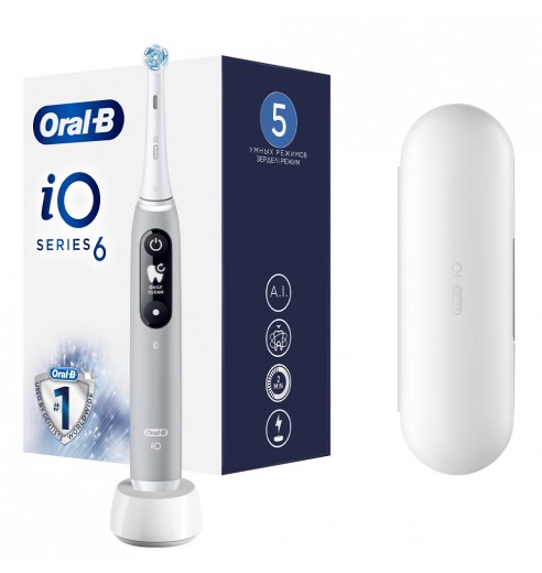 Электрическая зубная щетка Oral-B iO 6 Grey Opal