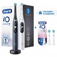Набор электрических зубных щеток Oral-B iO 7 Duo Black Onyx, White Alabaster + ПОДАРОК: Насадка Gentle Care, 2шт