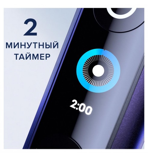 Электрическая зубная щетка Oral-B iO 8 Violet Ametrine + Насадка Gentle Care, 2шт