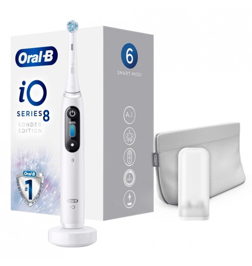 Электрическая зубная щетка Oral-B iO 8 White Alabaster Sonder Edition