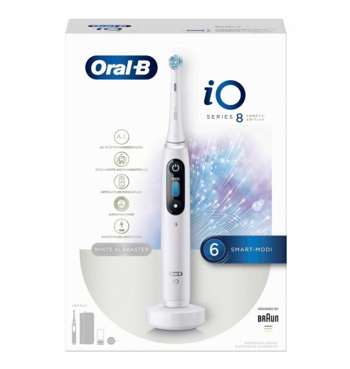 Электрическая зубная щетка Oral-B iO 8 White Alabaster Sonder Edition
