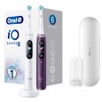 Набор электрических зубных щеток Oral-B iO 8 Duo White Alabaster, Violet Ametrine
