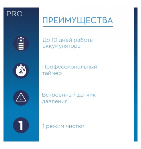 Электрическая зубная щетка Oral-B PRO 1 Clean Black