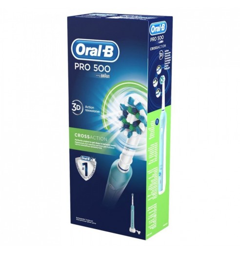 Электрическая зубная щетка Oral-B PRO 500 CrossAction D16.513.U