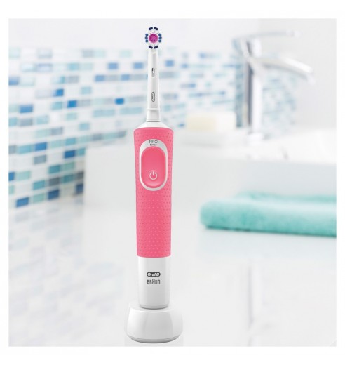 Электрическая зубная щетка Oral-B Vitality Pink D100.413.1 CrossAction Pink