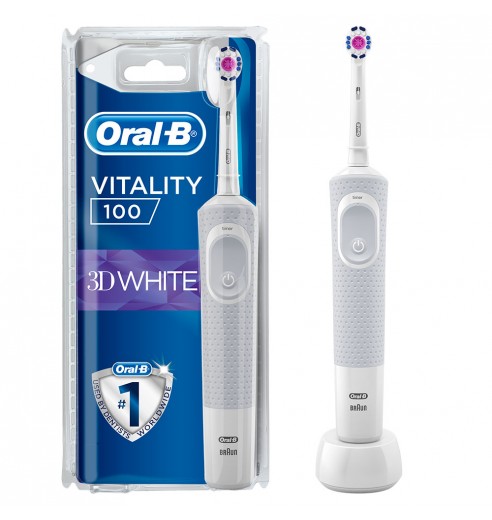 Электрическая зубная щетка Oral-B Vitality 3D White White D100.413.1