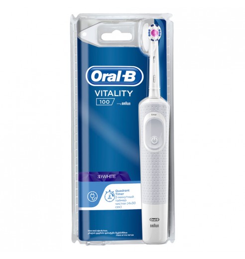 Электрическая зубная щетка Oral-B Vitality 3D White White D100.413.1