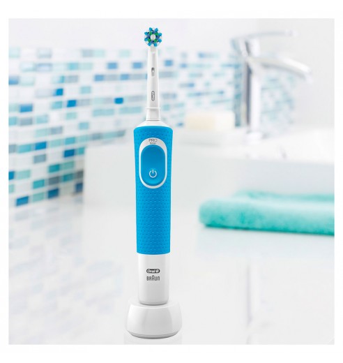 Электрическая зубная щетка Oral-B Vitality CrossAction Blue D100.413.1