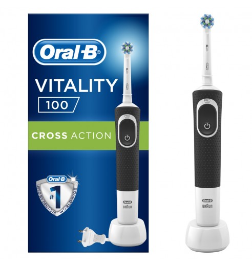 Электрическая зубная щетка Oral-B Vitality CrossAction Black D100.413.1