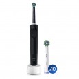 Электрическая зубная щётка Oral-B Vitality Pro чёрная + Насадки Oral-B CrossAction (10 шт)