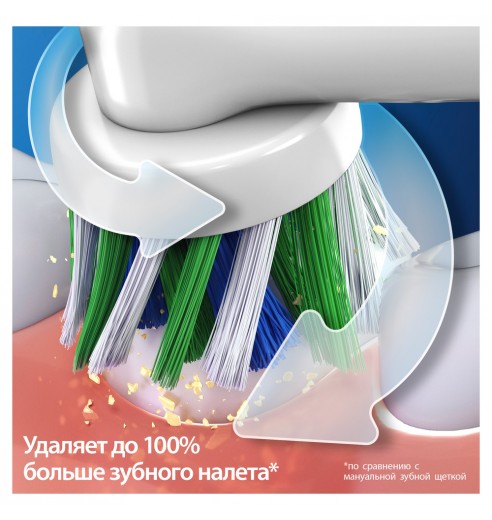 Электрическая зубная щетка Oral-B Vitality Pro D103.413.3  White тип 3708 + Насадки EB60 SensitiveClean 2шт