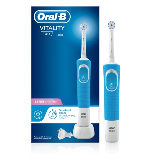 Электрическая зубная щетка Oral-B Vitality Sensi Blue D100.413.1