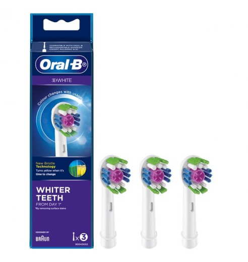 Насадка для зубных щеток Oral-B 3D White CleanMaximiser EB18BR (3шт)