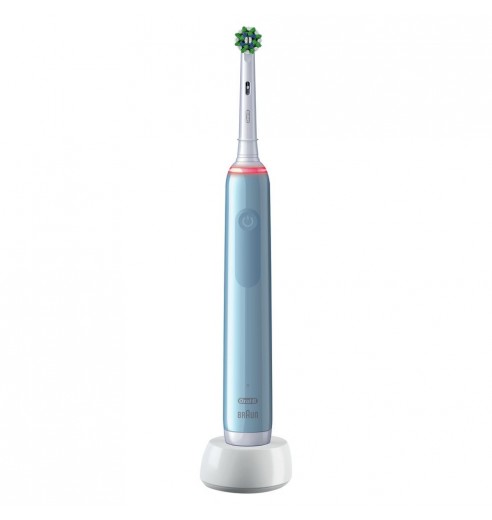 Электрическая зубная щетка Oral-B Pro 3 3000/D505.513.3 CrossAction голубая