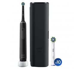 Электрическая зубная щетка Oral-B Pro 3 3500 + Насадка для эффективной чистки Oral-B CrossAction (10 шт.)