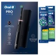 Электрическая зубная щетка Oral-B Pro 3 3500 черная + Насадки Oral-B CrossAction (10 шт.)
