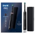 Электрическая зубная щетка Oral-B Pro 3 розовая и Электрическая зубная щетка Oral-B Pro 3 черная + Насадки Oral-B CrossAction (10 шт)