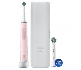 Электрическая зубная щетка Oral-B Pro 3 3500 + Насадка для эффективной чистки Oral-B CrossAction (10 шт)