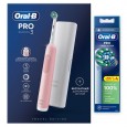 Электрическая зубная щетка Oral-B Pro 3 3500 + Насадка для эффективной чистки Oral-B CrossAction (4 шт)