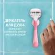 Электрическая зубная щётка Oral-B Vitality Pro лиловая + Женская бритва Gillette Venus Comfortglide Miami с 1 сменной кассетой и держателем